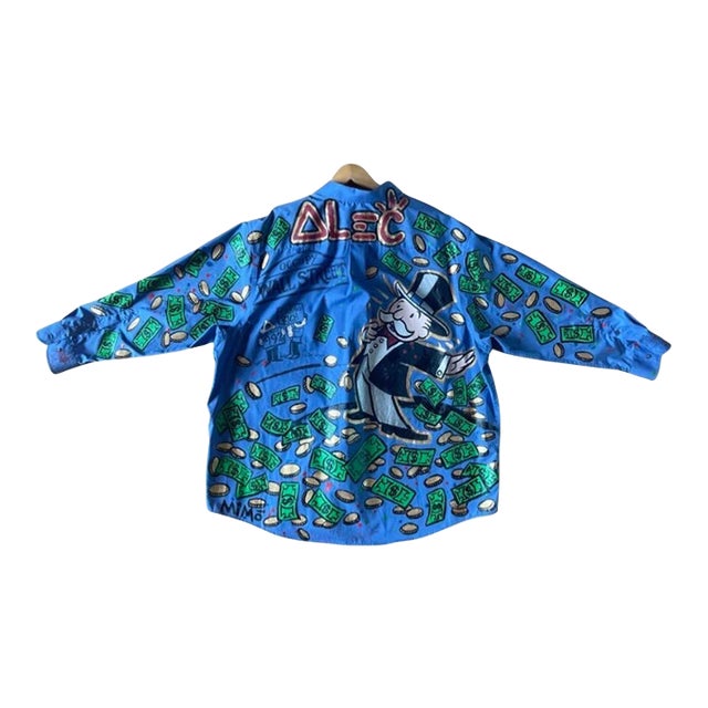Alec Monopoly X Mike Mozart (MiMo) Legendary Wall Street Cross Shirt For Sale