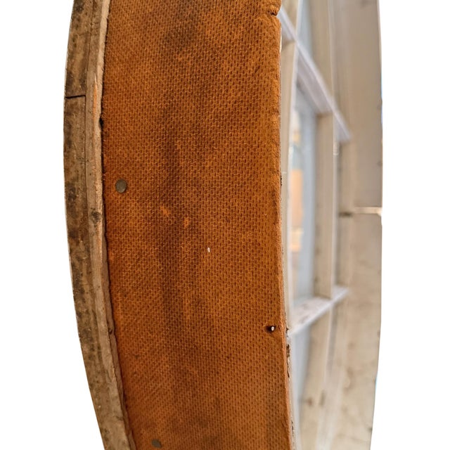 Antique White 19th Century American Colonial Revival Round Window For Sale - Image 8 of 8