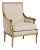 Audley Club Chair in Beige For Sale