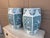 Chinoiserie Chinoiserie Floral Green and Pink Porcelain Garden Stools or Side Tables, Pair For Sale - Image 3 of 10