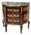 Marquetry Charm – Louis XV-Inspired Bedside Table With Three Drawers & Elegant French Details For Sale