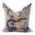 Blue Chinoiserie Dragon Accent Pillow For Sale