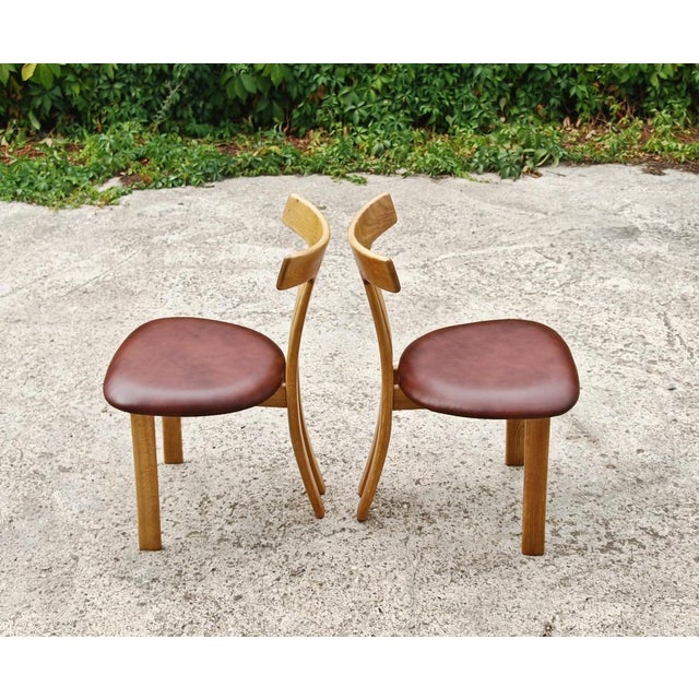 Wood T-Chairs by Ole Wanscher for Carl Hansen, Denmark, 1960s, Set of 6 For Sale - Image 7 of 15