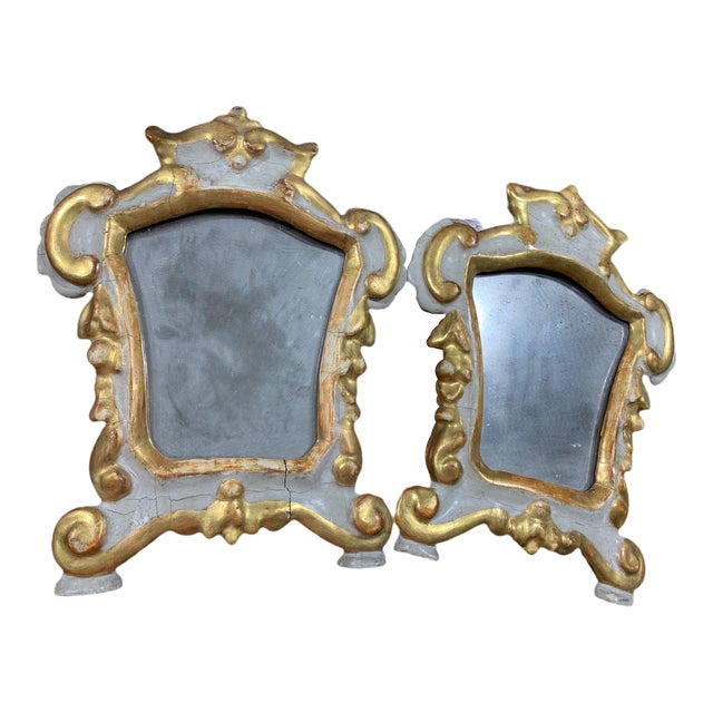 Pair of Late 19th Century Italian Gesso Mirrors Chairish