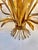 Floral Gilt 5-Light Chandelier from Hans Kögl, 1970s, Set of 2 For Sale - Image 6 of 12