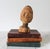 Vintage hand carved African wood bust. No maker mark. Minor age wear.