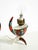 Mid-Century Modern Italian Hand-Painted Ceramic Table Lamps, 1950s, Set of 2 For Sale - Image 11 of 18