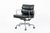 Mid-Century Modern Eames for Herman Miller Soft Pad Black Leather Desk Chair 2000s For Sale - Image 3 of 13