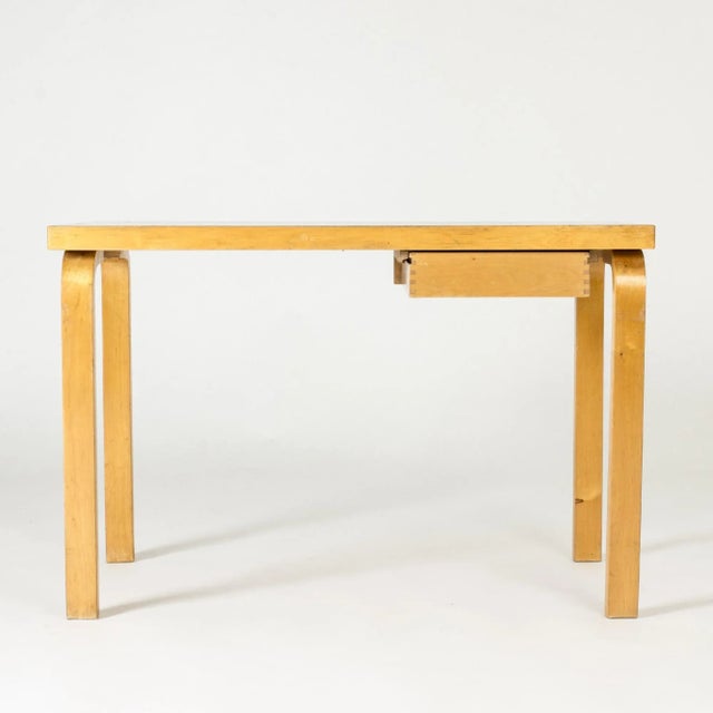 1930s Vintage Birch Desk by Alvar Aalto for Artek, 1930s For Sale - Image 5 of 11