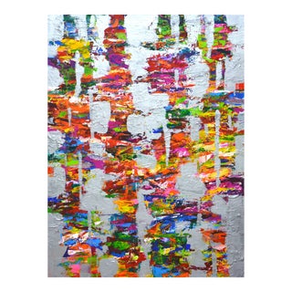 Expression With Silver 10. Original Contemporary Painting by Iryna Kastsova For Sale