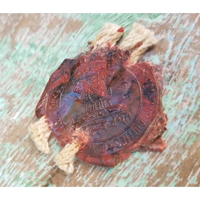 Celadon Vintage Pair of Carved Indian Figures For Sale - Image 8 of 9