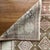 Textile Vintage Turkish Rug: Pink & Brown Diamond Pattern | 4'4"x5'7" For Sale - Image 7 of 7