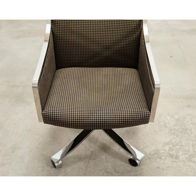 Bert England Office Swivel Steel Desk Armchair for Stow Davis For Sale - Image 15 of 18