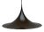 Mid-Century Modern Space Age Danish Brown Semi Pendant Lamp by Claus Bonderup and Torsten Thorup for Fog & Mørup, 1960s For Sale