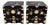 Pair of 1970s Chinoiserie Black Lacquer Nightstands With Hand-Painted Birds & Brass Hardware For Sale