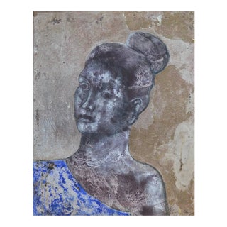 Sax Berlin Saphos Queen Of Lesbos. Contemporary Figurative Mixed MediaPainting 2011 For Sale