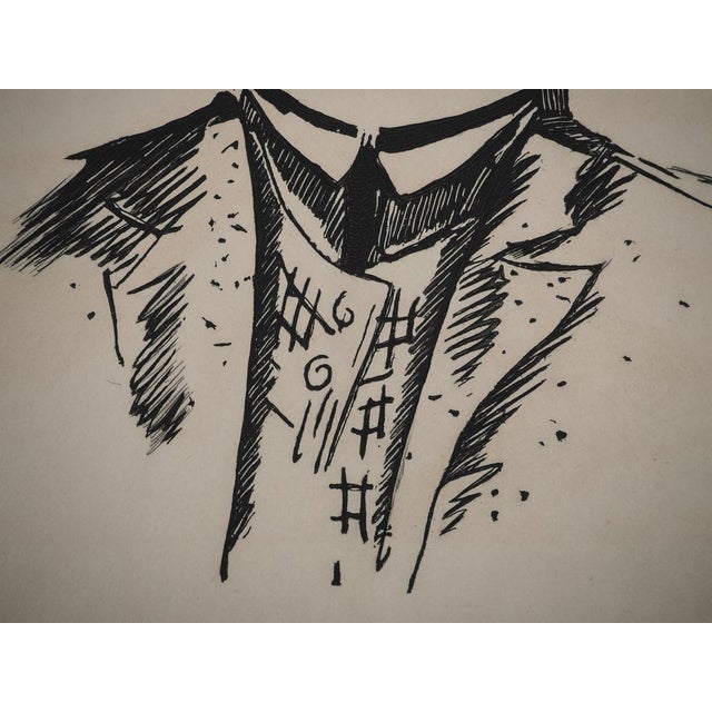 Modern Maurice De Vlaminck, Self-Portrait, 1908, Original Engraving For Sale - Image 3 of 6