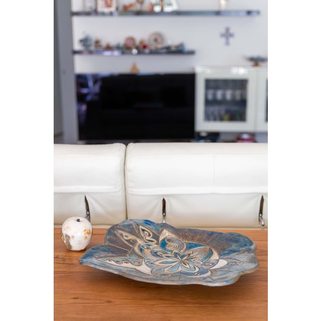 Positive Thinking Raku Ceramic Sculptural Centerpiece, 2025 For Sale - Image 11 of 12