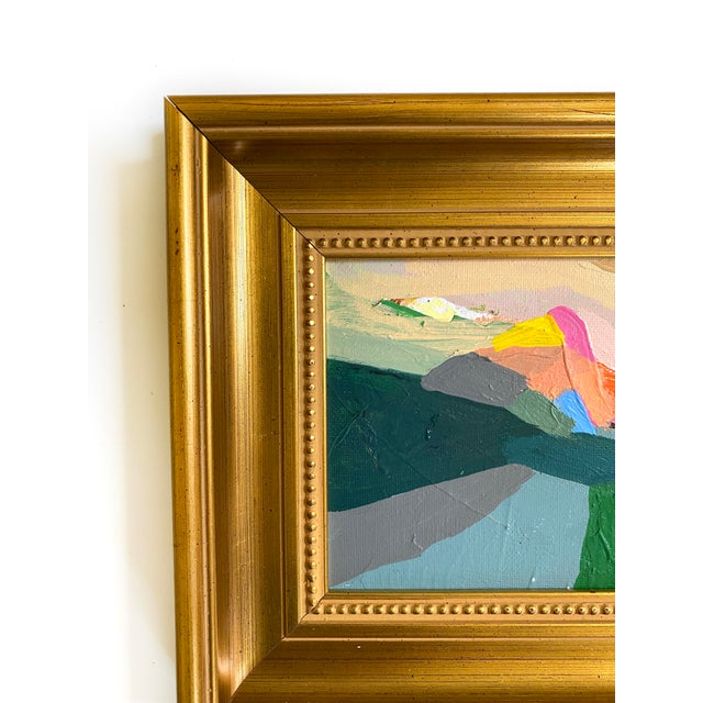 Contemporary "Tulip Mountain" 2026 Painting With Vintage Frame by Jessalin Beutler For Sale - Image 3 of 3