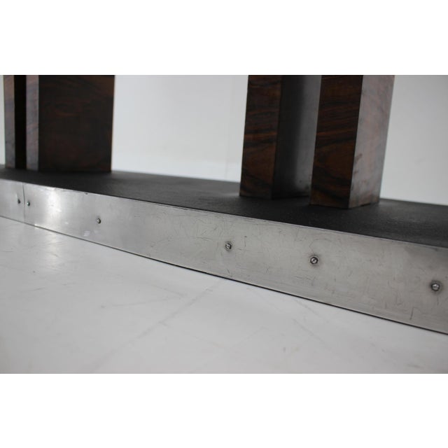 Art Deco Dining Table in Walnut from Hala, Czechoslovakia, 1930s For Sale - Image 17 of 18