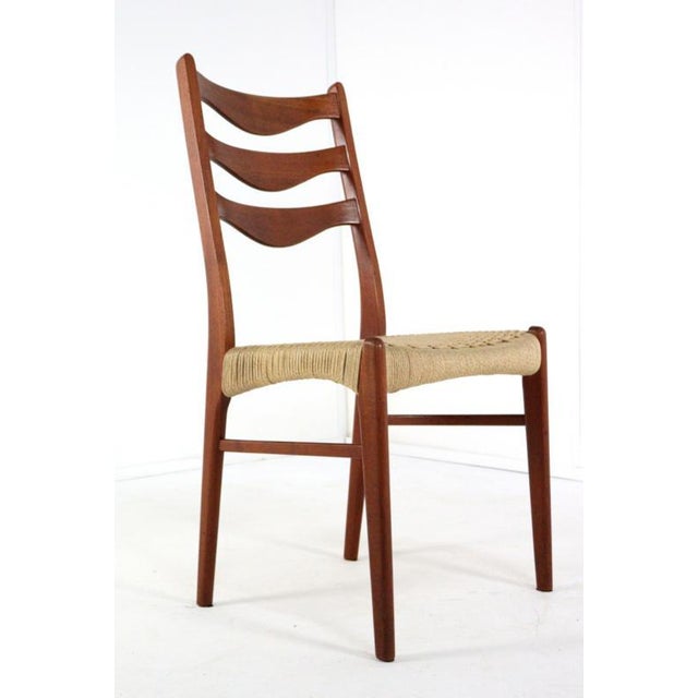 Brown Chairs by Arne Wahl Iversen for Glygnore, 1960s, Set of 4 For Sale - Image 8 of 16
