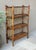 Mid 20th-Century 3-Tier Tortoiseshell Bamboo Bookshelf – Folds Flat for Storage For Sale - Image 4 of 18