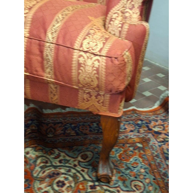 Wood Bergere Lounge Chair, 1960s For Sale - Image 7 of 17