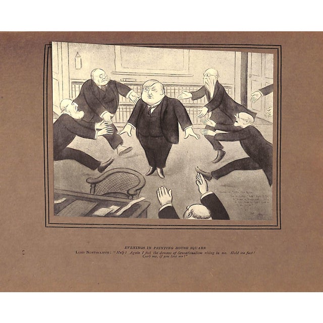 Paper "Fifty Caricatures" Book 1913 Beerbohm, Max For Sale - Image 7 of 12