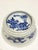 Blue Chinese Blue & White Porcelain Salt Cellars by Kangxi, Set of 2 For Sale - Image 8 of 11