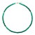 Green Agate Ombre Gold Bead Necklace For Sale