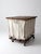 Vintage Dandux Industrial Laundry Cart With Wood Top For Sale - Image 6 of 18