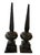 Pair of Vintage Cast Iron Obelisk-Style Fence Finials For Sale - Image 4 of 12