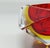 1960s Vintage Italian Red and Yellow Ashtray by Flavio Poli for Seguso, 1960s For Sale - Image 5 of 7