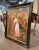 Decorate a wall with this colorful religious antique painting. Created in France, circa 1780, the artwork is set in the...