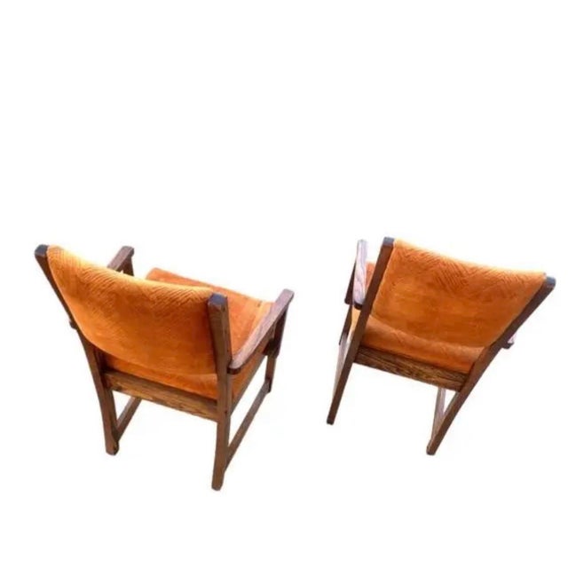 Bernhardt 1970s Mid Century Modern Bernhardt Dining Chairs - Set of 4 For Sale - Image 4 of 7