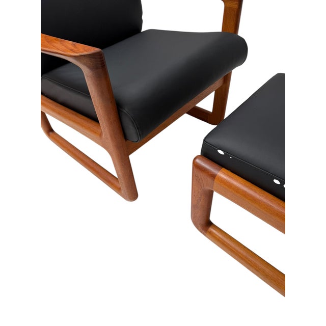 Mid-Century Modern Mid-Century Modern Chairs and Stools by Johannes Andersen for Silkeborg, 1960s, Set of 3 For Sale - Image 3 of 18