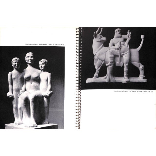 [124] pp. 1938 12" x 9 1/4" Spiral-bound Extensively illustrated, including murals done for the Federal Art Project.