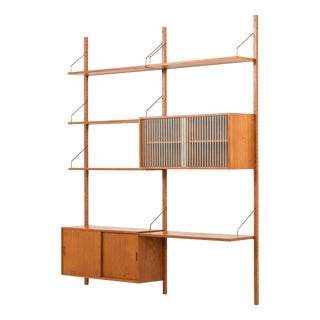 Vintage Two Bay Wall Unit from Hansen and Guldborg, 1960s For Sale