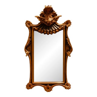 Vintage William Switzer Gilt Chinoiserie Wall Mirror For Sale