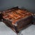 African Vintage African Padauk Rosewood Carved "Vases & Flowers" Cabinet With Drawer For Sale - Image 3 of 9