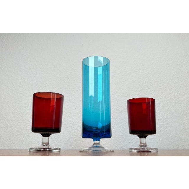 Vintage Drinking Glasses from Luminarc, 1970s, Set of 3 For Sale - Image 3 of 18