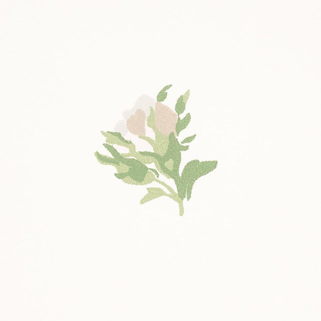 Schumacher Sample - Schumacher Margie Floral Wallpaper in Gris For Sale - Image 4 of 5