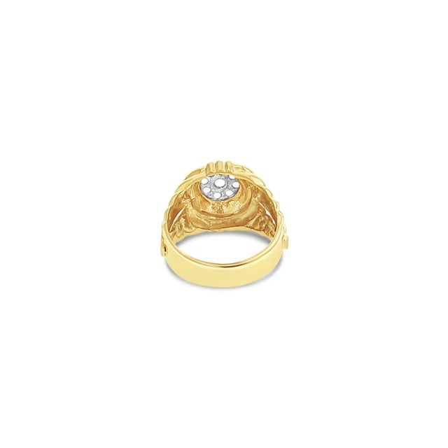 Presidential Style Cluster Ring - Setting Only, Size 11 For Sale - Image 4 of 4