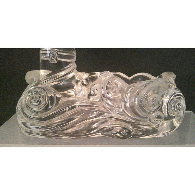 Vintage Lenox Crystal Lighthouse Votive Candle Holder Retired For Sale - Image 4 of 10