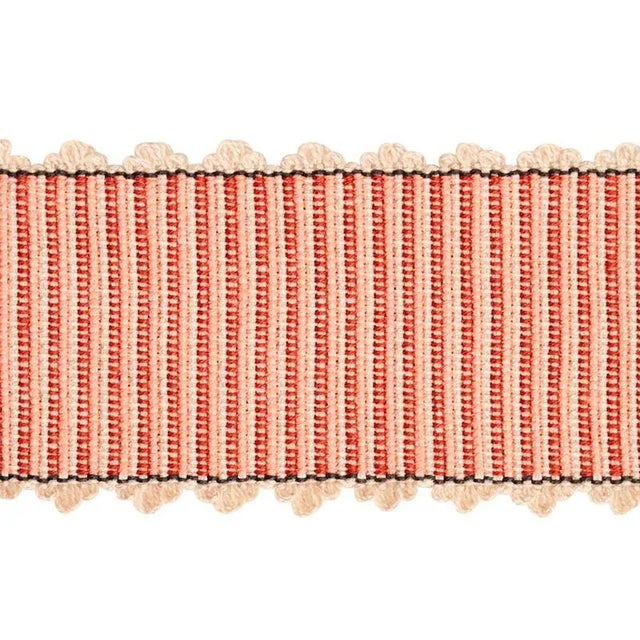 A reference to the sash that secures and closes a kimono, this tightly-ribbed grosgrain tape is edged in cotton picot....