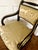 Vintage Regency Style Ebonized Chairs in Scalamandré Silk, a Pair For Sale - Image 4 of 9