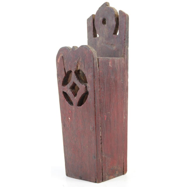 Wall Pocket Diamond Cut Out Pattern For Sale - Image 6 of 8