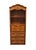 Italian Drexel Furniture Italian Provincial Burled Walnut 31" Secretary Bookcase / Wall Unit 530-810 For Sale - Image 3 of 16