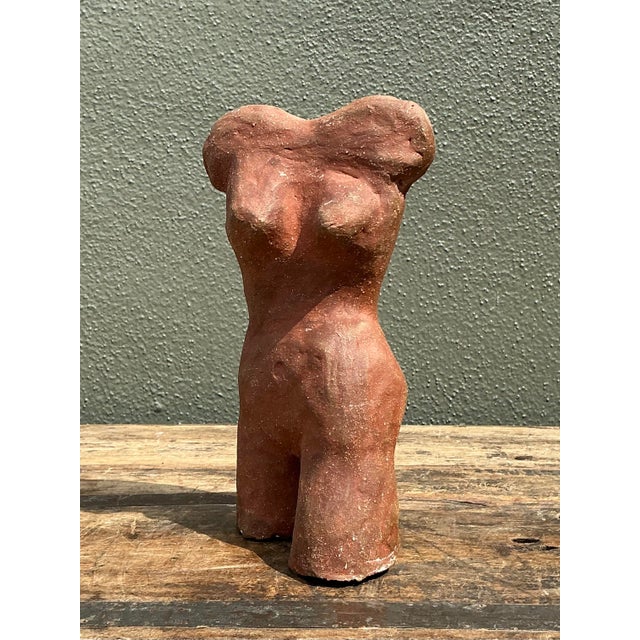 Vintage Studio Pottery Abstract Sculpture of Woman For Sale In West Palm - Image 6 of 12