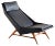 Lounge Chair in Leather and Beech by Svante Skogh for AB Hjertquist & Co, Sweden, 1955 For Sale